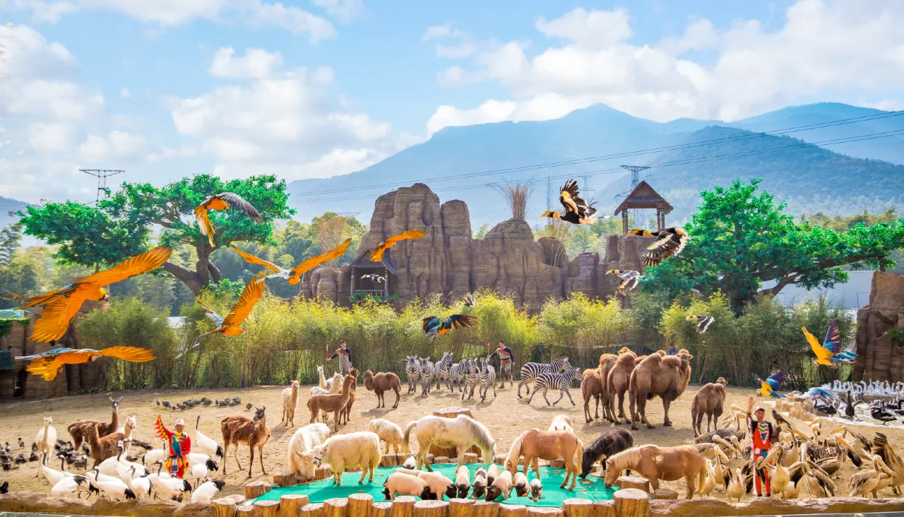 Красная панда в парке Longemont Safari Park