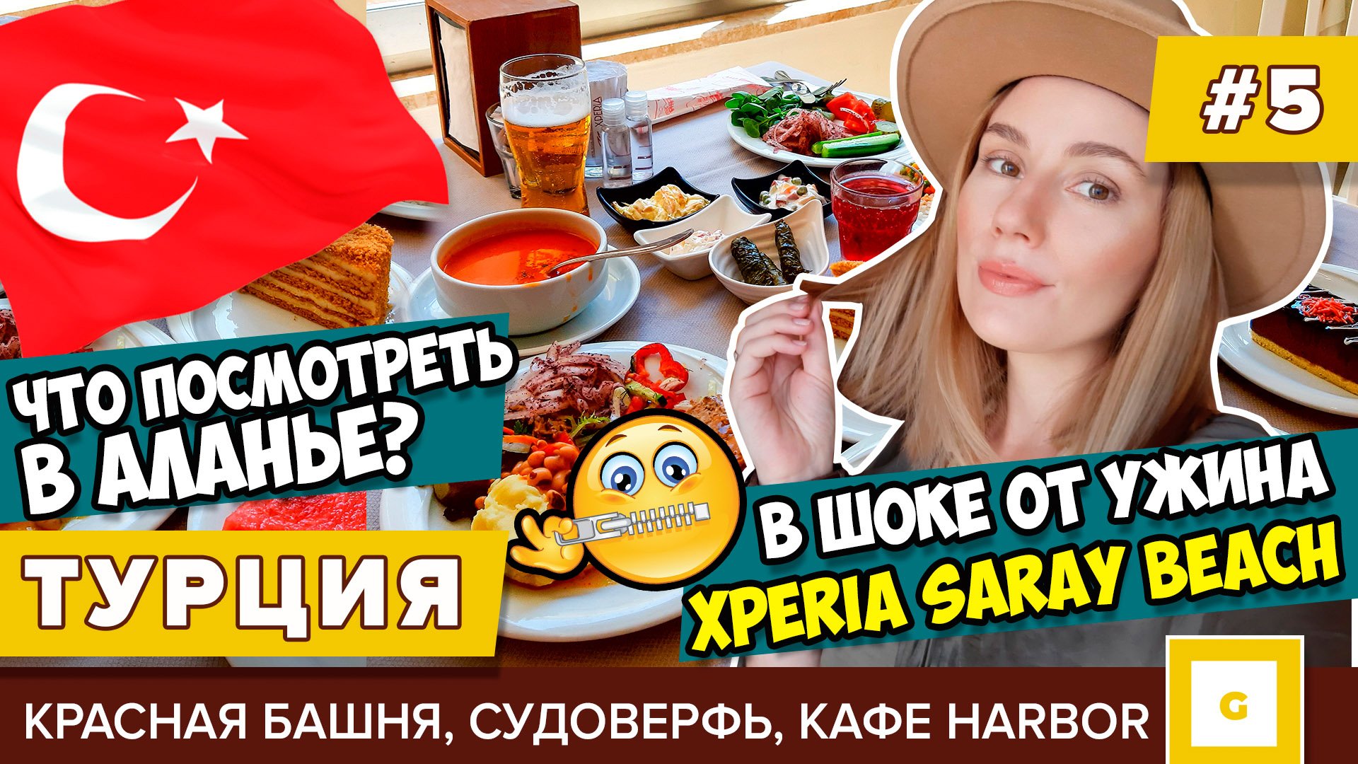 Турция: Алания, Сиде, Каппадокия и Памуккале. Видеоблог