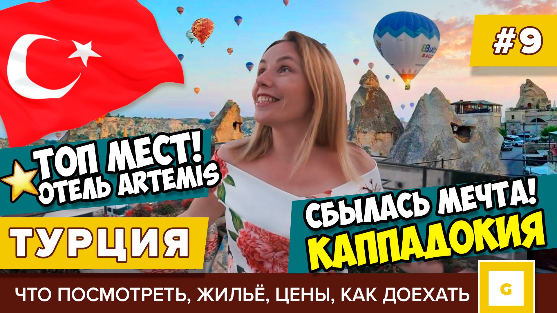 Турция: Алания, Сиде, Каппадокия и Памуккале. Видеоблог