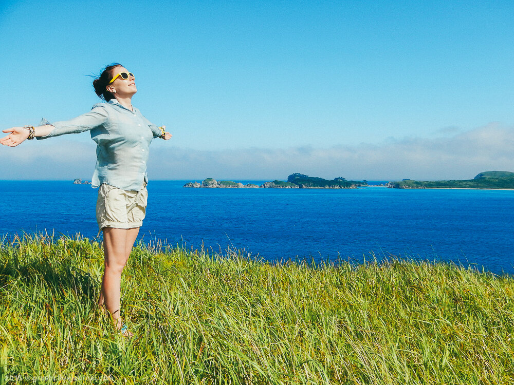 Отдых на вершине мыс Азарьева бухта Астафьева