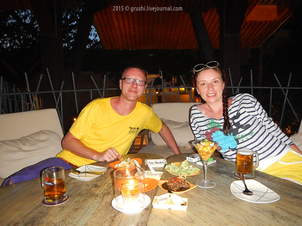 Европейская кухня в Tapa Nusa Dua