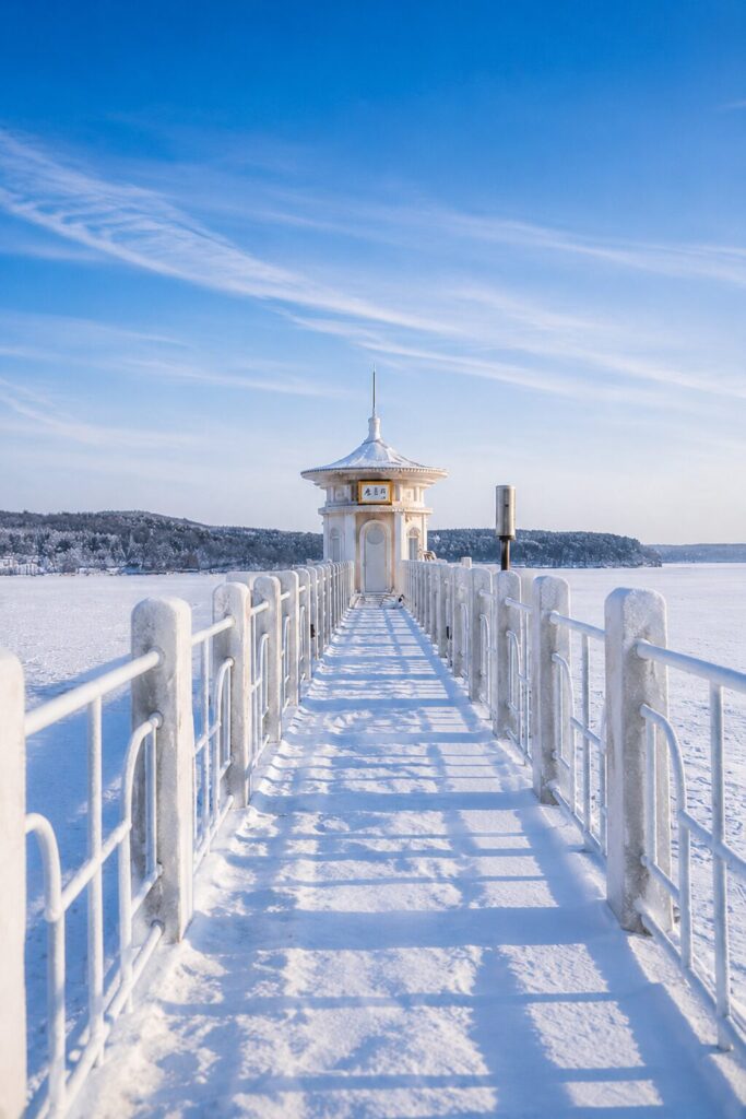 Зимний Чанчунь – ледяной городок в парке