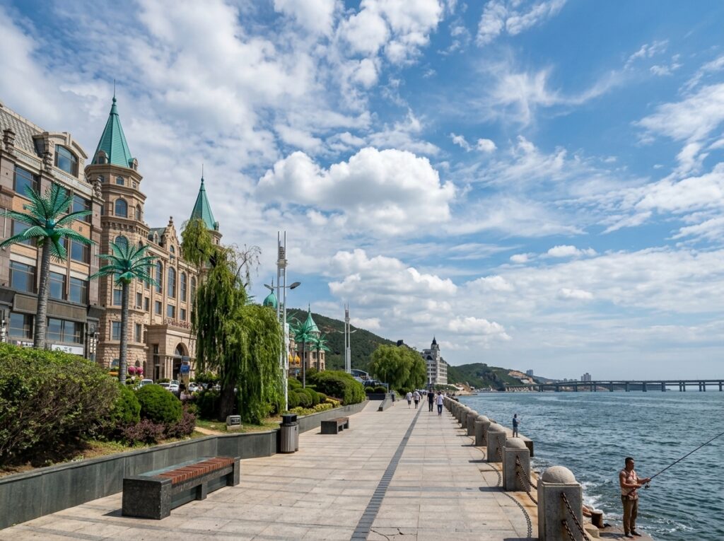 Приморская дорога Бинхай в Даляне