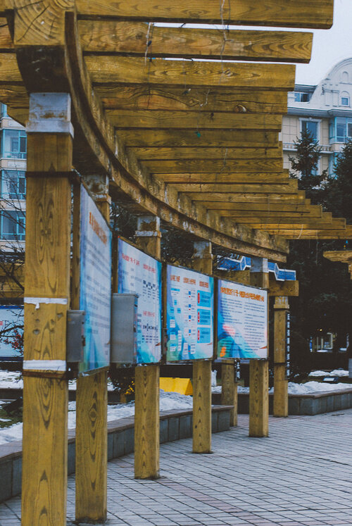 Восточная площадь вечером