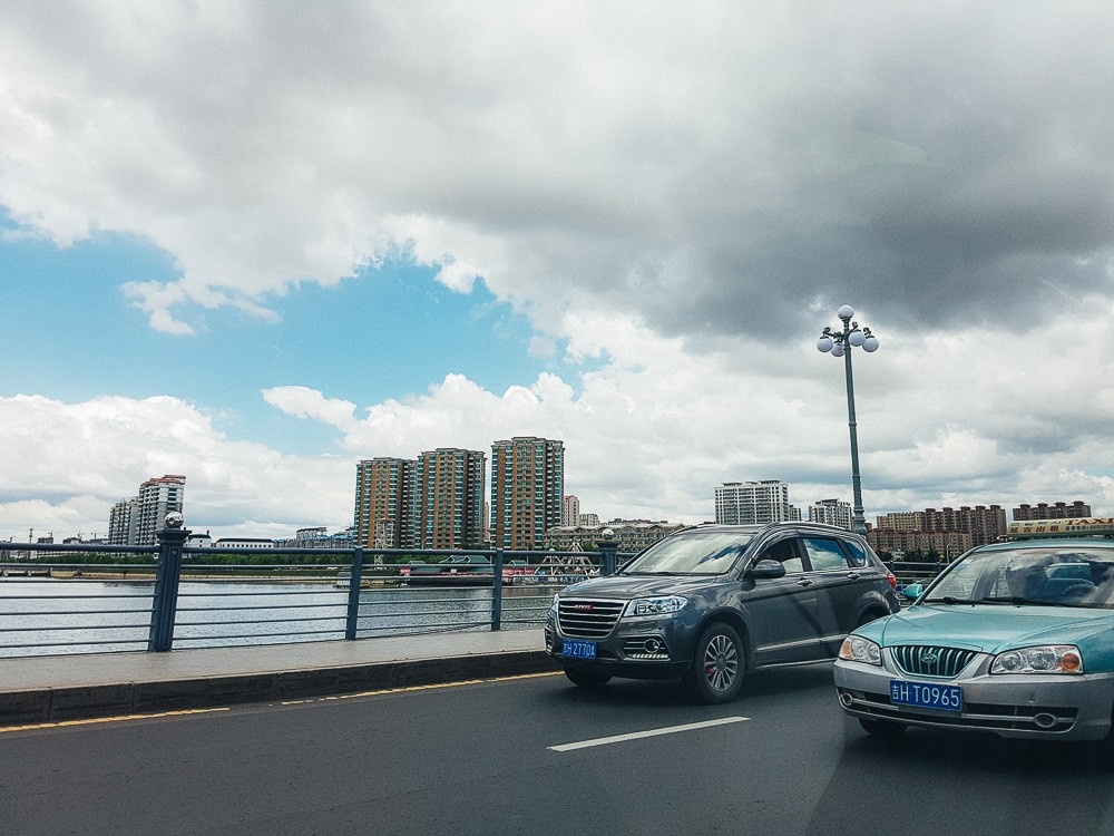 Центральная часть города Яньцзы
