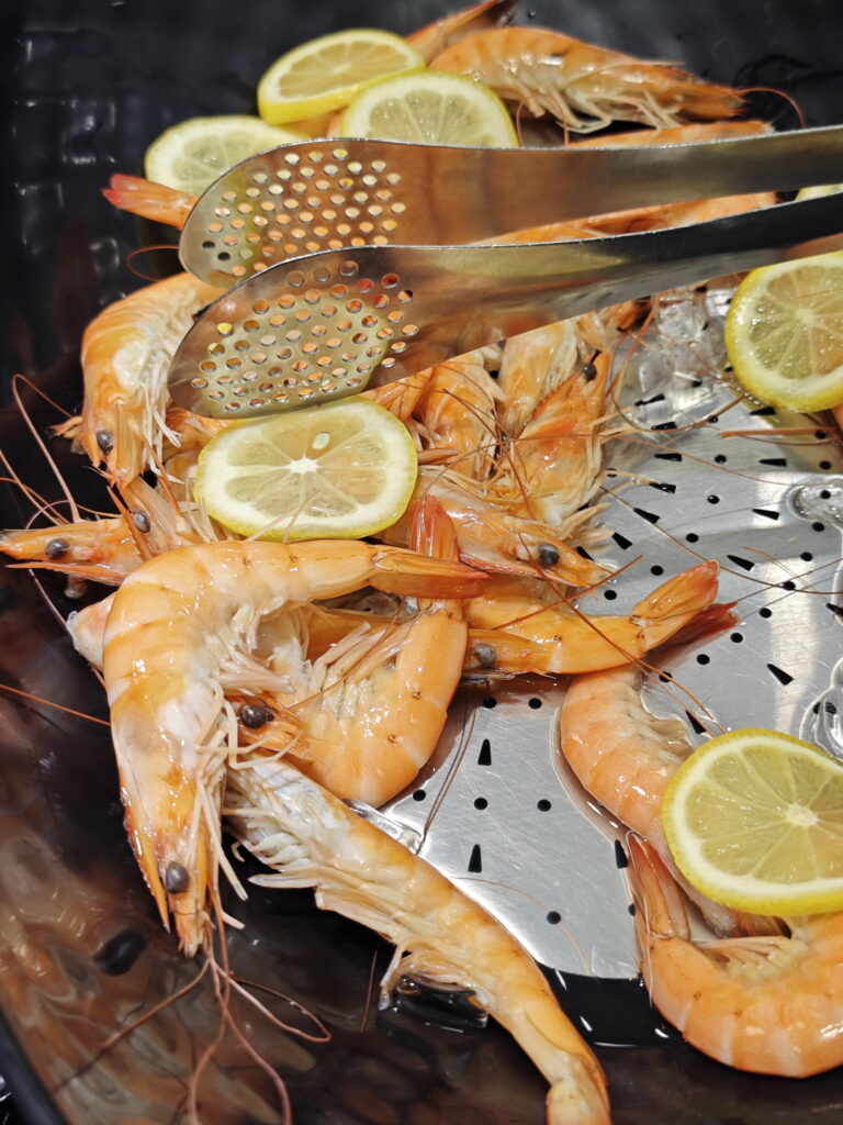 Блюда из морепродуктов в ресторане Пусана