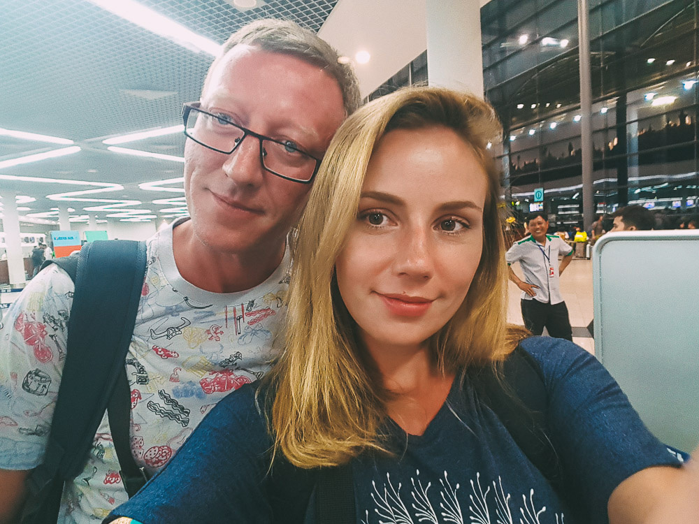 Зал ожидания в аэропорту Пномпеня