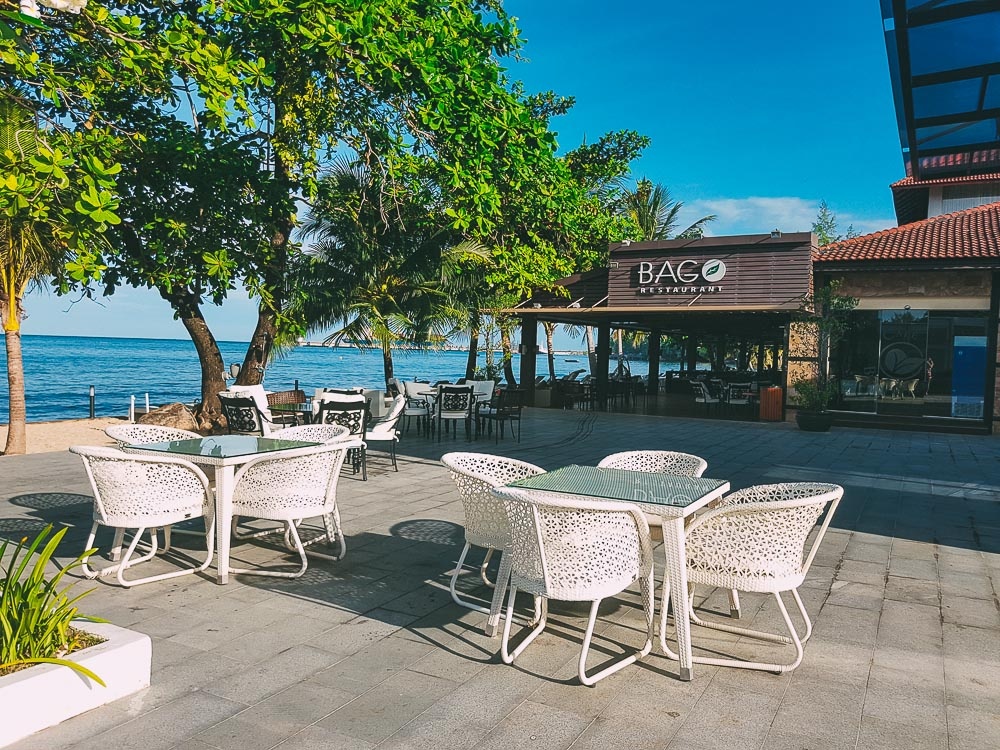 Вид на море из Queenco Hotel