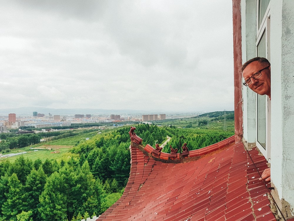 Панорамный вид Хуньчуня с высоты