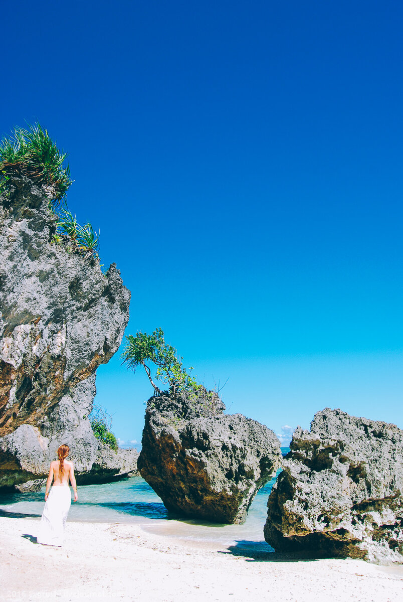 Вход в воду на Petty Beach