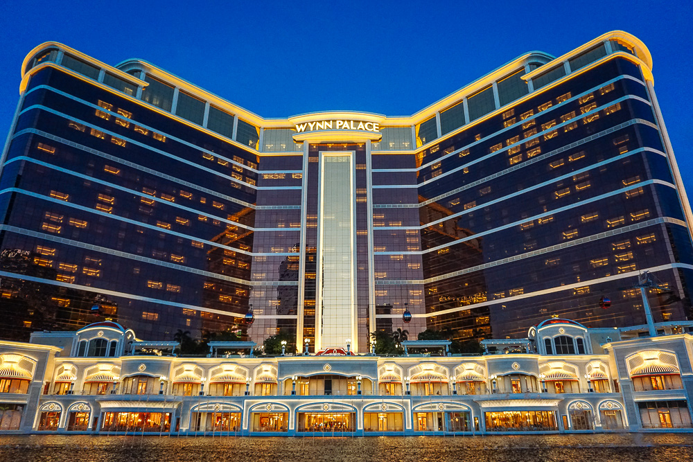 Канатная дорога над фонтанами Wynn Palace