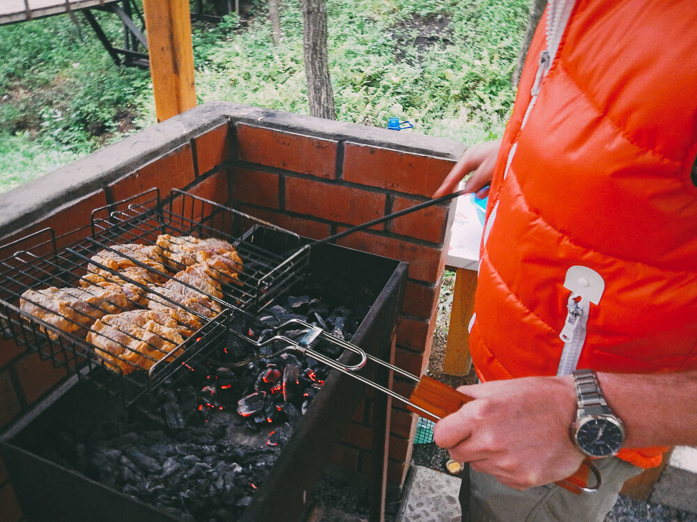 Беседки для отдыха база Лазурный берег