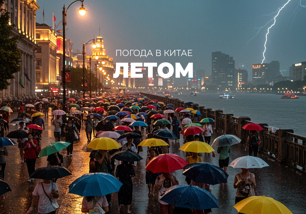 Пляж и пальмы на острове Хайнань в летний сезон