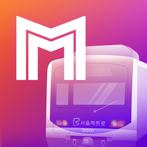 Интерфейс приложения метро Сеул