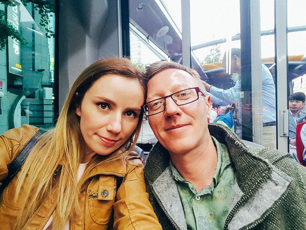 Ночная экскурсия по Сеулу на автобусе