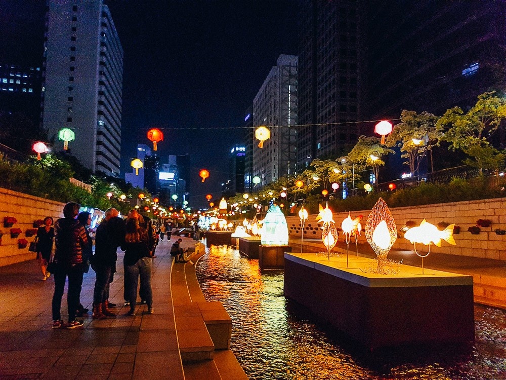 Мосты через ручей Чёнгечхон Сеул