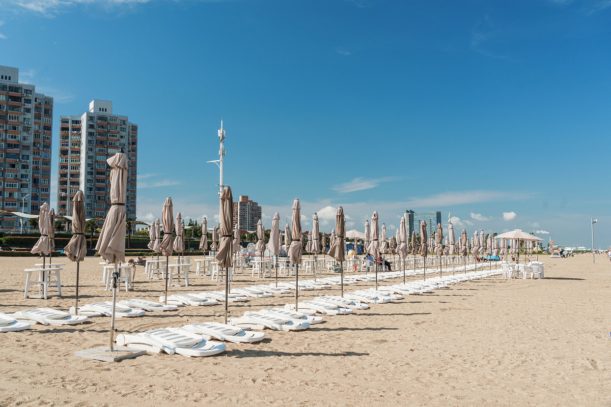 Пляж Jinshan City Beach в Шанхае