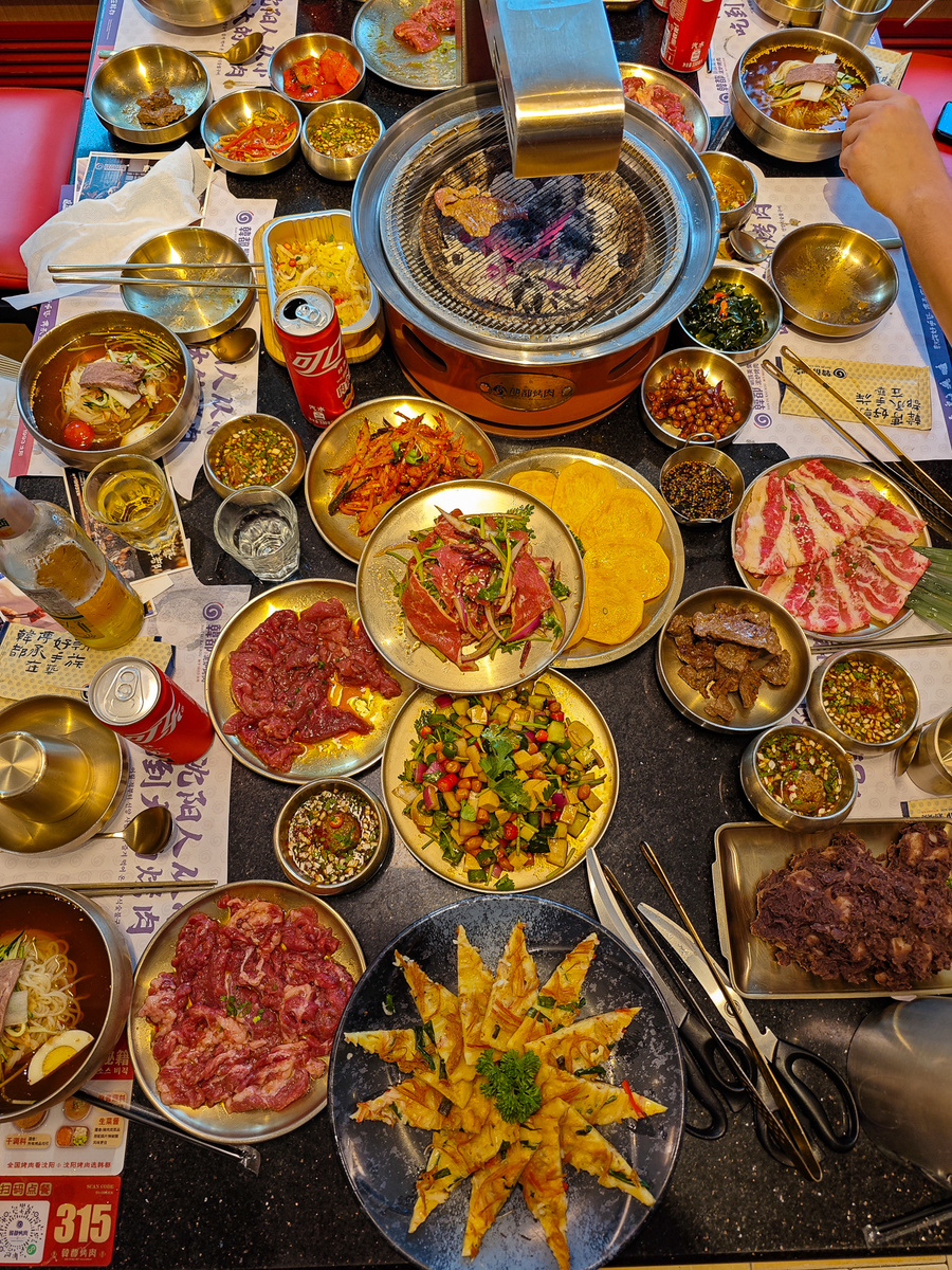 Корейский ресторан барбекю в Шэньяне