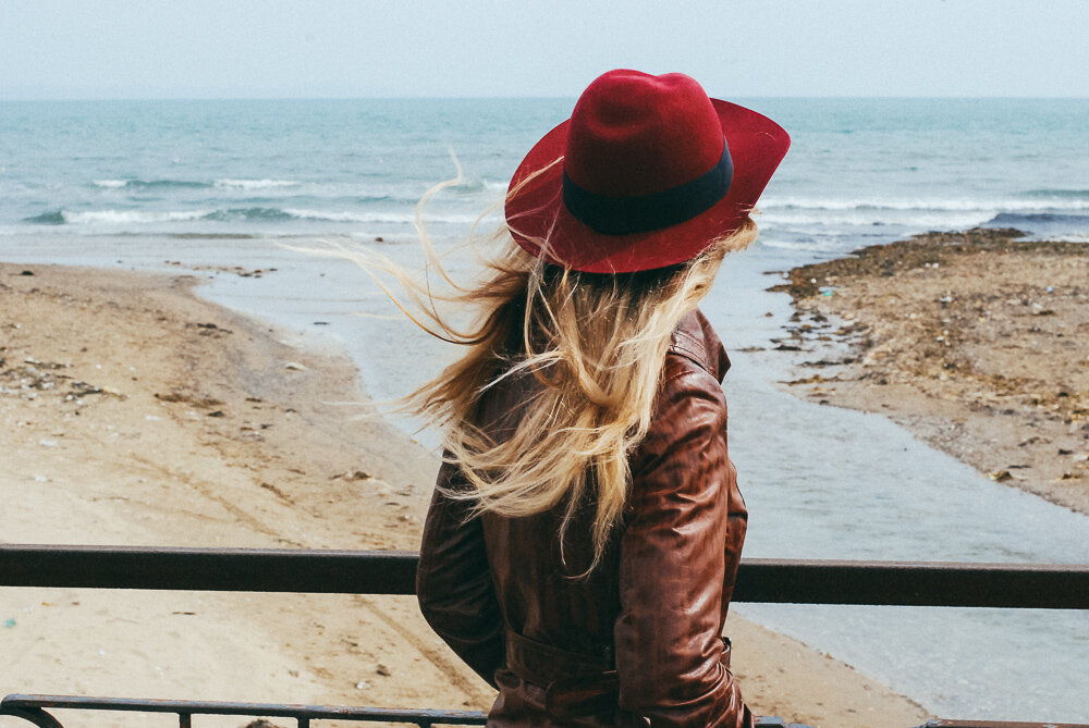 Вид на океан с пляжа Владивостока
